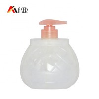 2019 new design empty HDPE plastic liquid soap bottle hand wash sanitizer bottle packaging with lotion pump