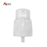 White 24/410 Pp Cosmetic Smooth Cream Dispenser Pump For Lotion  Cream Bottle