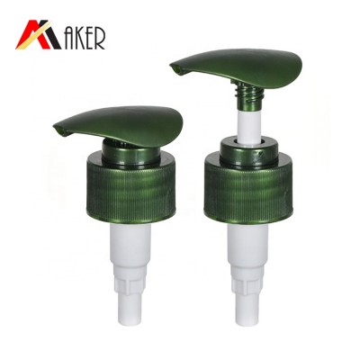 China factory dark green 32/410 plastic lotion dispenser pump